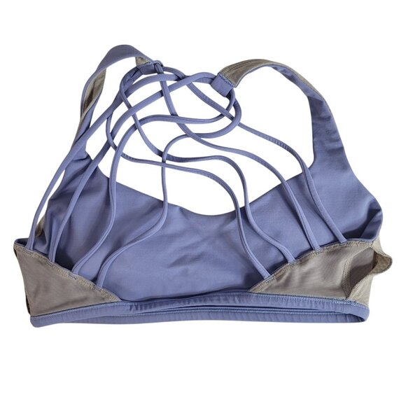 Lululemon Free to Be Bra Purple SZ 6 (Wild) Strappy PullOn Yoga Seamless Wicking - Picture 6 of 8